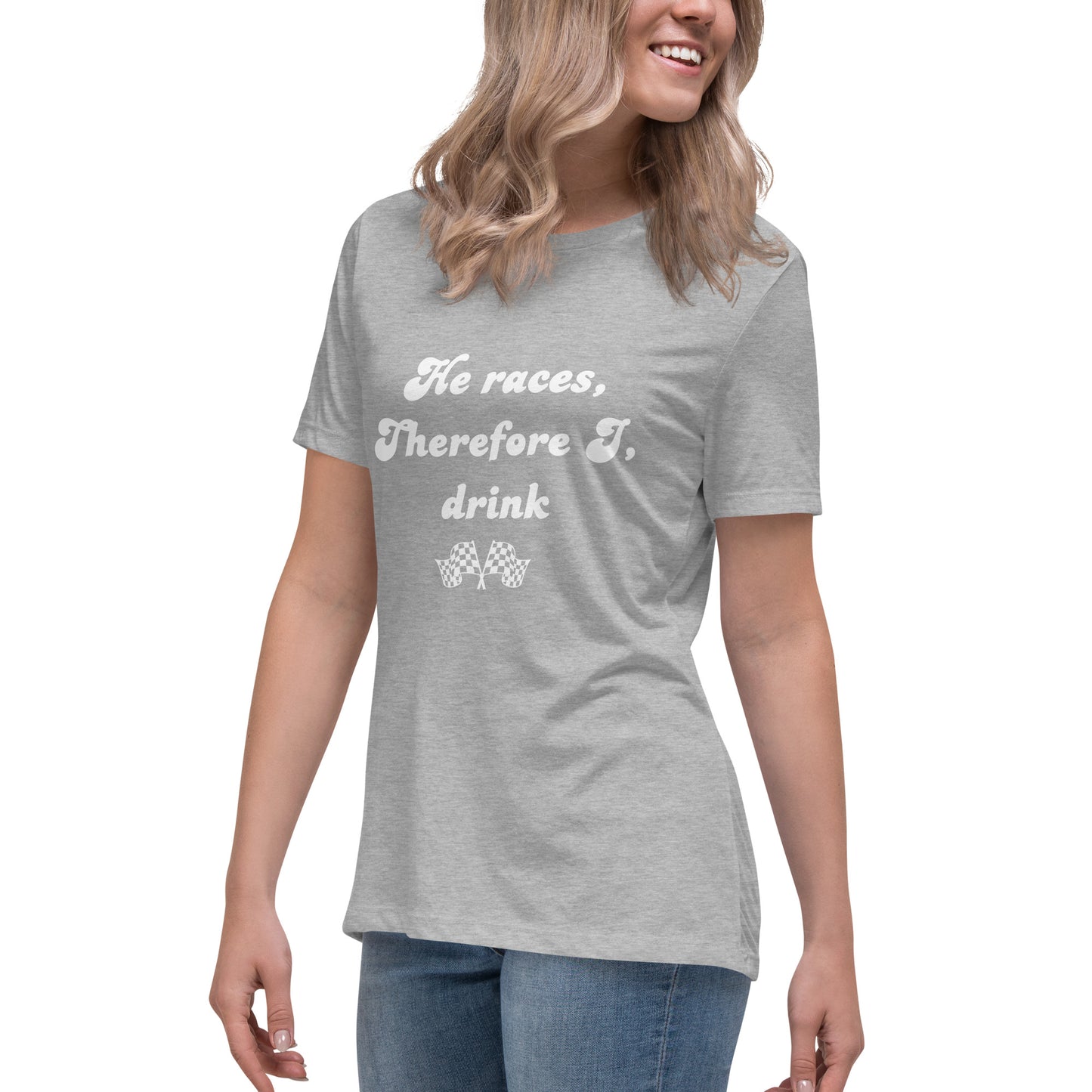 He races, I drink T-shirt