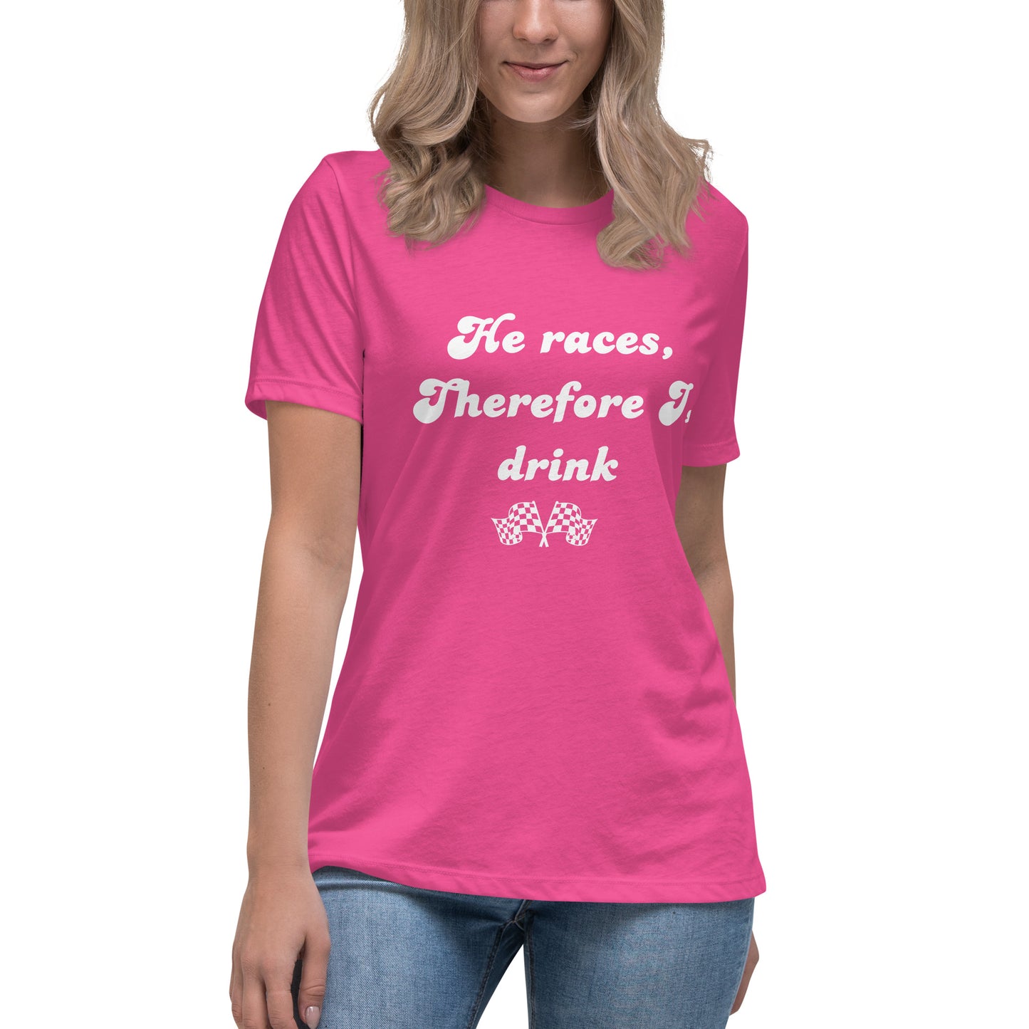 He races, I drink T-shirt