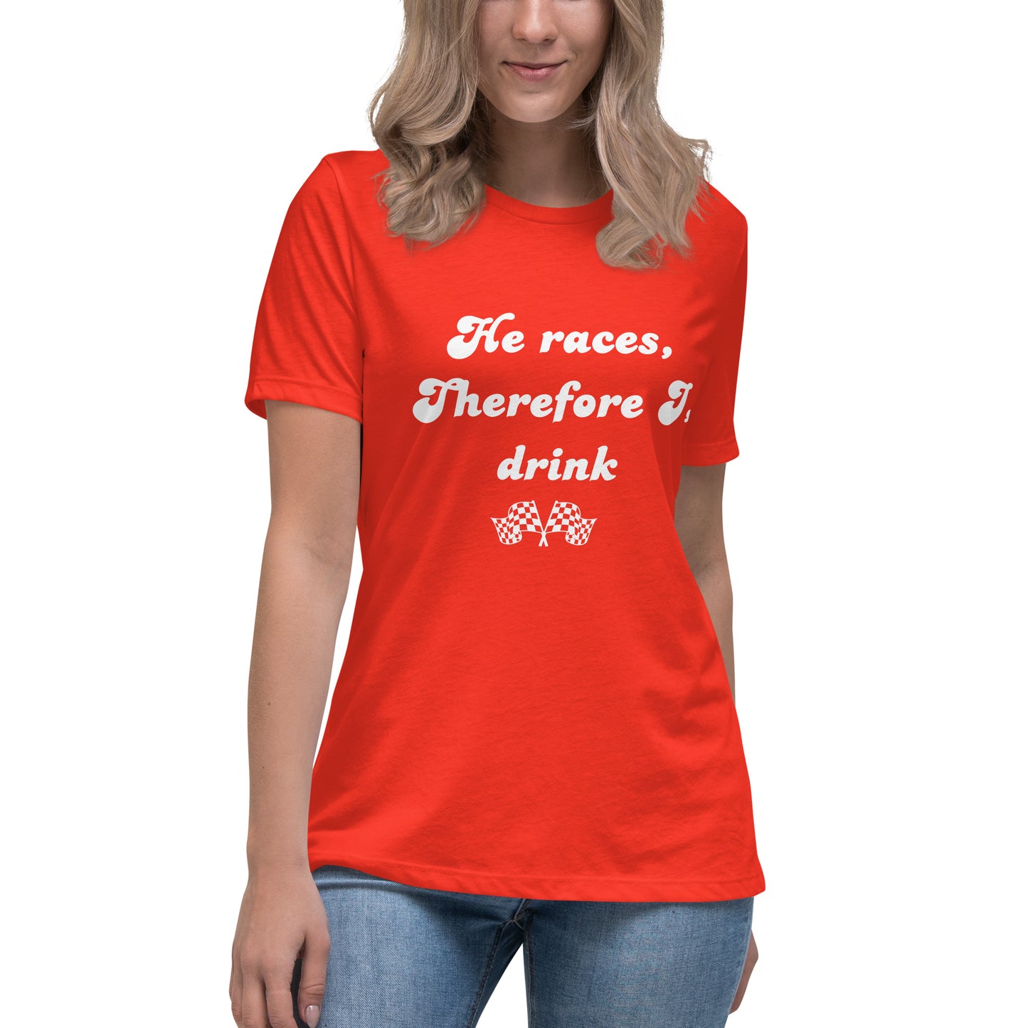 He races, I drink T-shirt