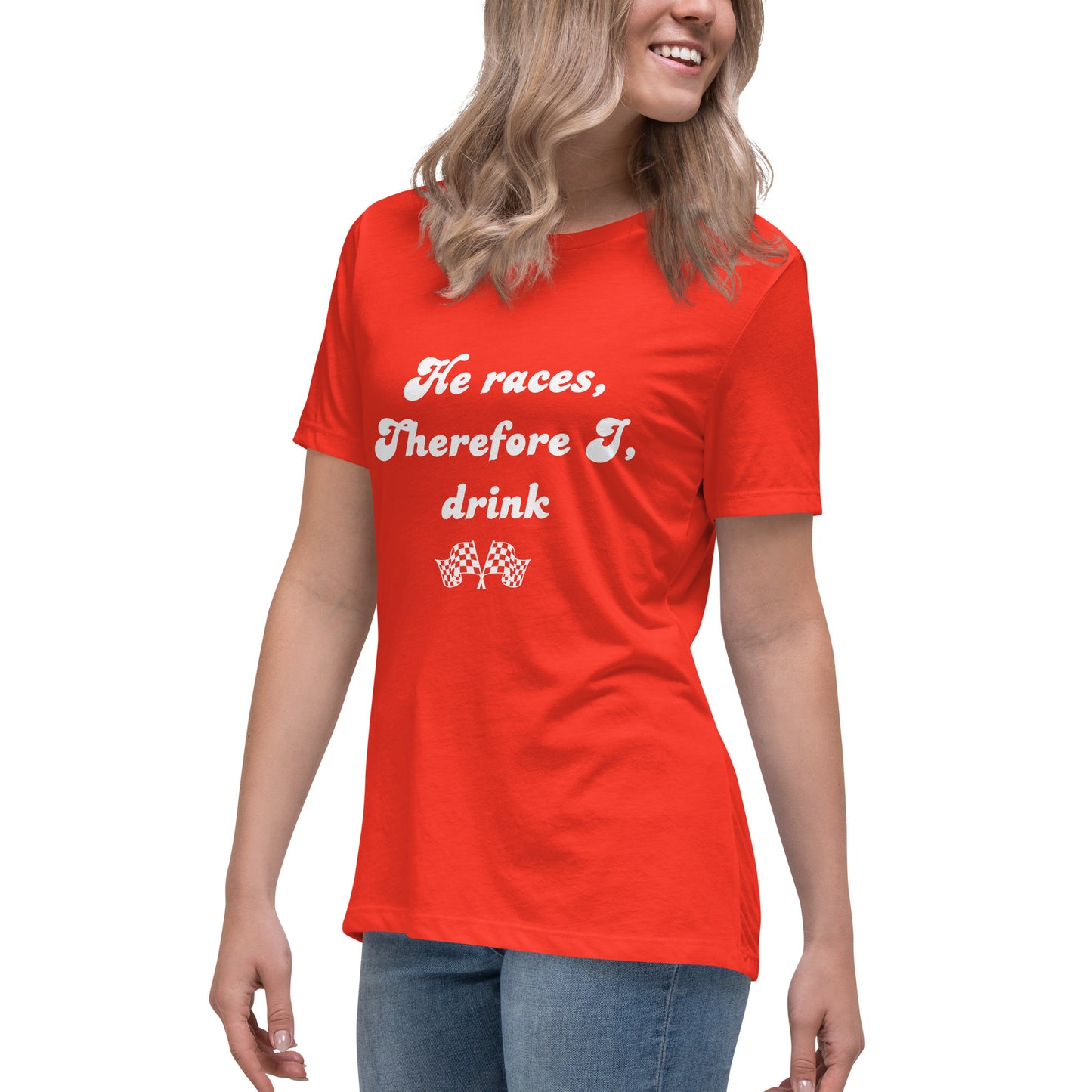 He races, I drink T-shirt